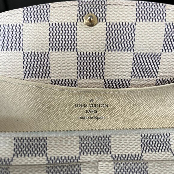 Louis Vitton The Emilie wallet in Damier Azur canvas - Picture 4 of 14